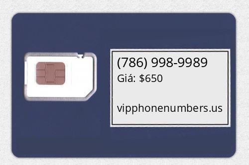 (786) 998-9989